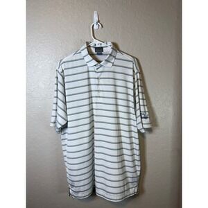 Fennec Mens Large Golf Polo Shirt Mountain Air Country Club Striped